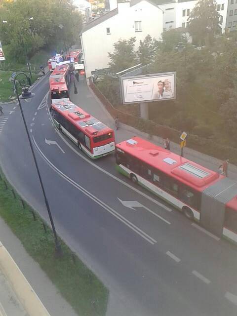 Lublin: Piątkowy wypadek z udziałem motocyklisty. Centrum miasta było sparaliżowane 1 22093605 1882016905446672 611963502 n