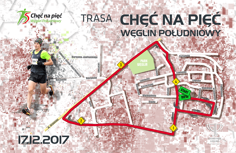 mapa bieg chęć na pięć węglin południowy
