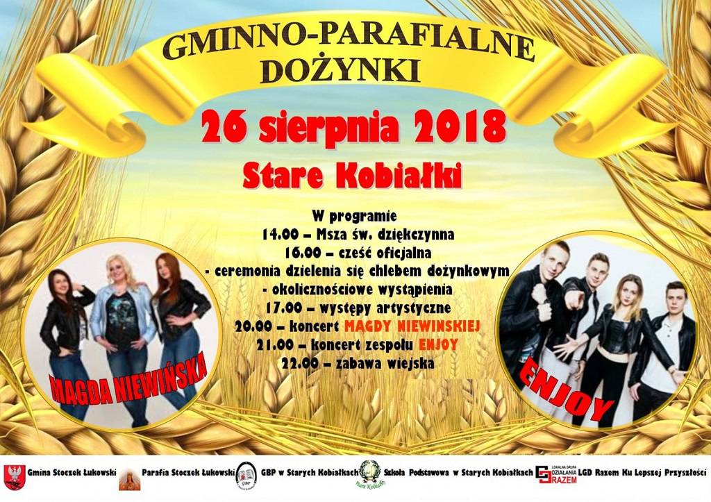 Dożynki w naszym regionie. Na scenach m.in. Akcent, Cleo, Dejw, Bayera czy Łzy 14 dożynki stoczek łukowski