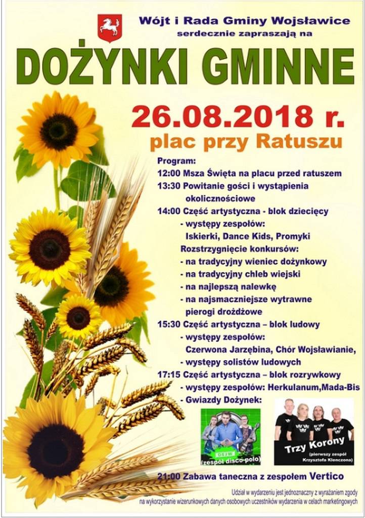 Dożynki w naszym regionie. Na scenach m.in. Akcent, Cleo, Dejw, Bayera czy Łzy 6 dożynki wojsławice