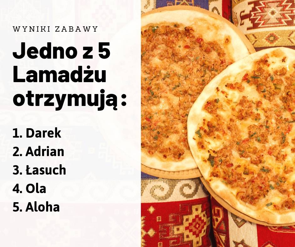Chisza i jej smaki Kaukazu. Restauracja z kuchnią kaukaską w Lublinie 8 lamadżu Wyniki