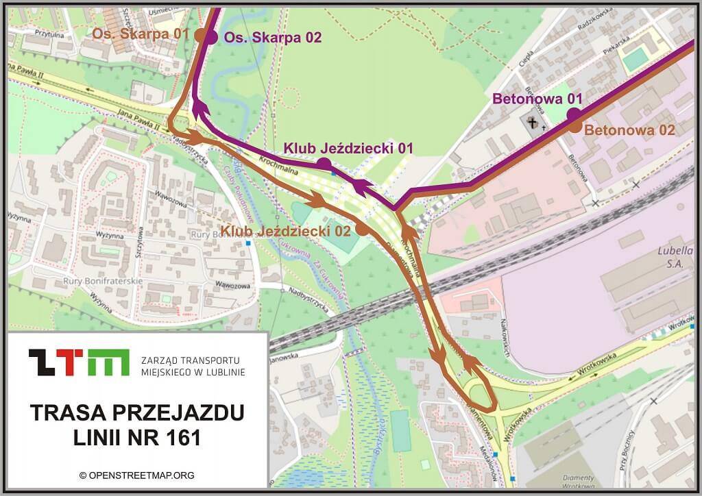 Uwaga kierowcy! Od wtorku zmiany na skrzyżowaniu Diamentowej z Krochmalną 3 linia 161 1