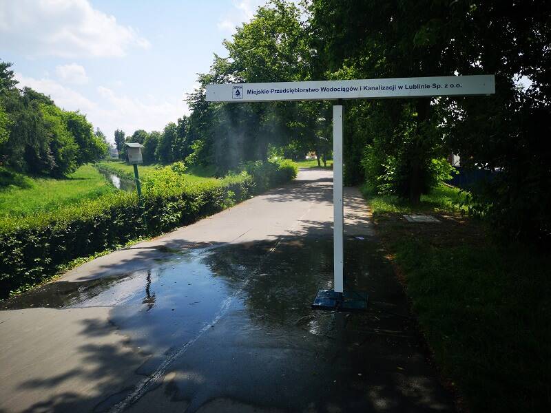 Na terenie Lublina stanęły kurtyny wodne. Sprawdź, gdzie można się schłodzić 1 IMG 20190610 133919