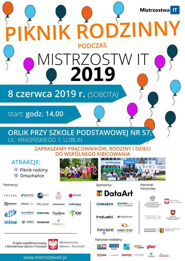 plakat mistrzostwa IT 2019 Finał festyn mala