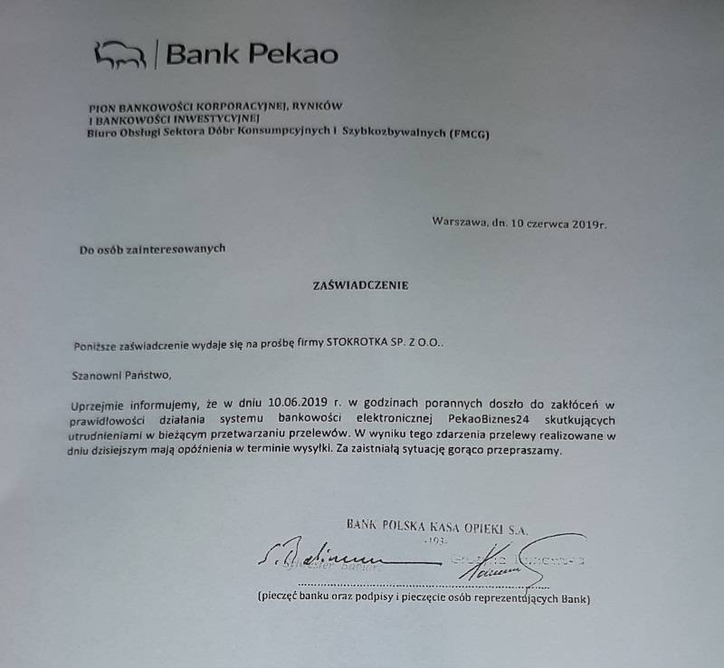 Pracownicy sklepów Stokrotka nie otrzymali na czas wynagrodzenia za maj. Jaka jest tego przyczyna? 1 stokrotka pekao biznes pismo
