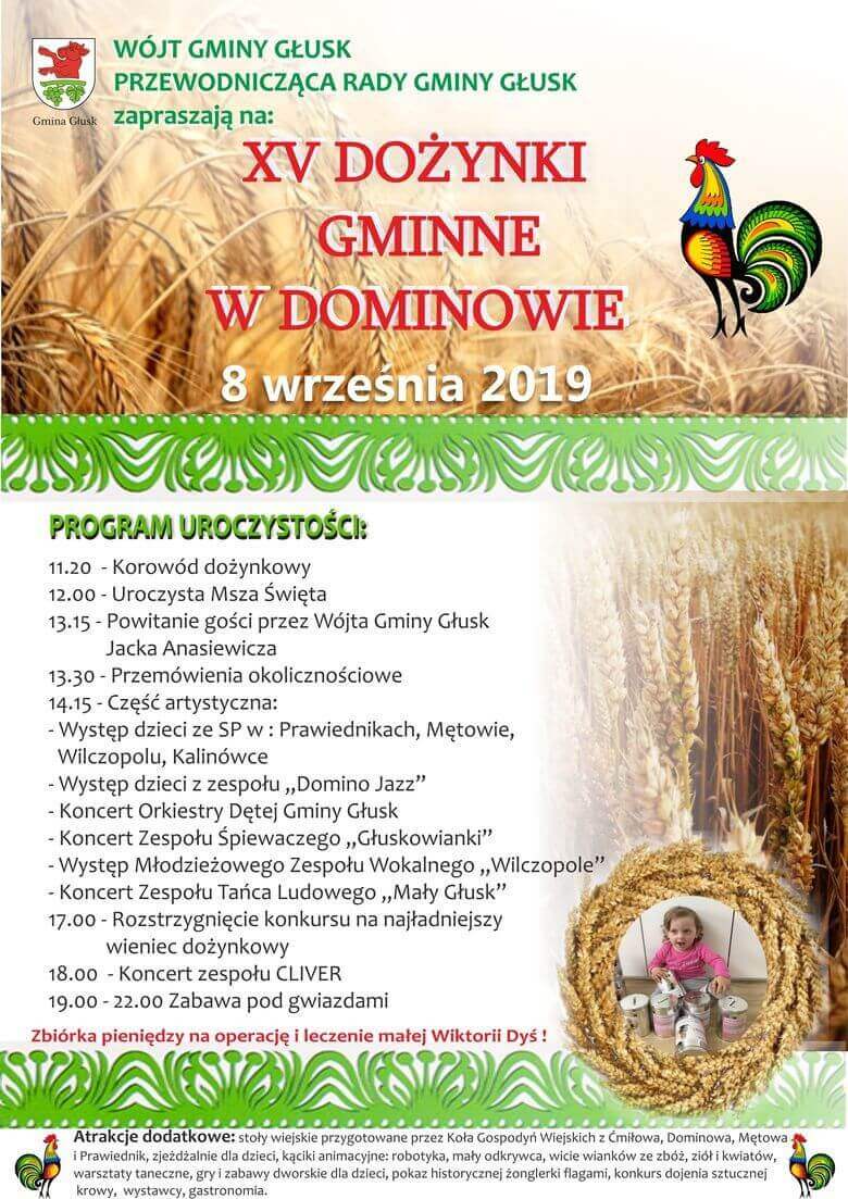 Dożynki Gminy Głusk 2019. Gwiazdą imprezy zespół Cliver 1 1c8b56d8a1b536a7af007644f01cbc8e