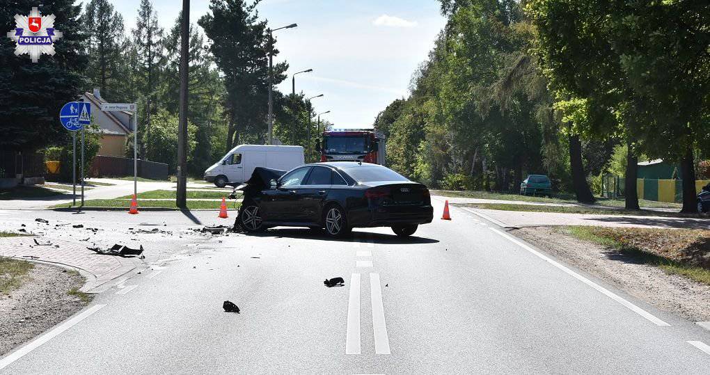 Kierowca audi nie ustąpił pierwszeństwa motocykliście. Doszło do zderzenia pojazdów 1 68 154161