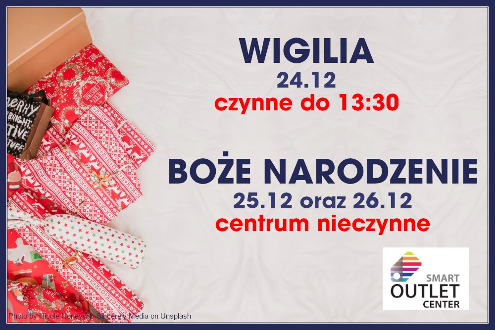 Godziny otwarcia galerii handlowych w Wigilię i Boże Narodzenie. PLAZA, VIVO, FELICITY, OLIMP 5 79891925 2719573448108236 8614701774315454464 o