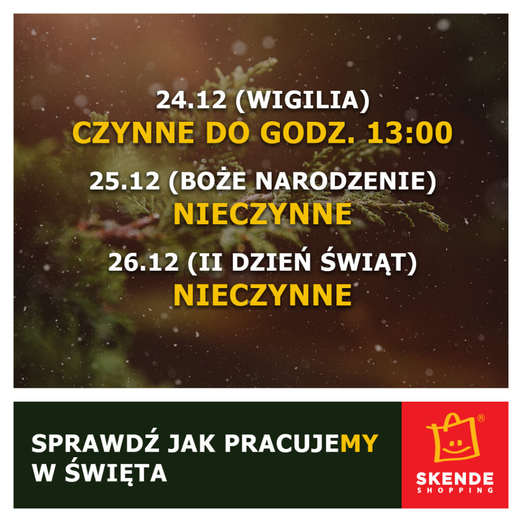 Godziny otwarcia galerii handlowych w Wigilię i Boże Narodzenie. PLAZA, VIVO, FELICITY, OLIMP 6 80263129 856065178184621 3395241861613355008 o