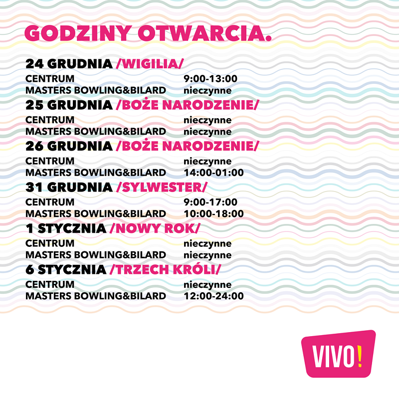 Godziny otwarcia galerii handlowych w Wigilię i Boże Narodzenie. PLAZA, VIVO, FELICITY, OLIMP 1 81195480 1313247758860618 5583703788289523712 o