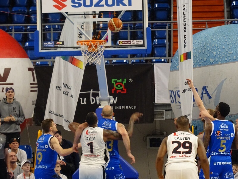 Start Lublin ośmieszył Mistrza Polski w hali Globus - ZDJĘCIA 17 DSC04722