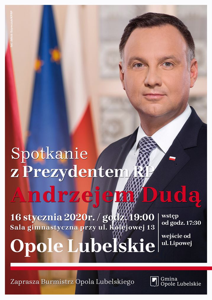 Prezydent Andrzej Duda odwiedzi dziś wieczorem Opole Lubelskie 1 andrzej duda opole lubelskie