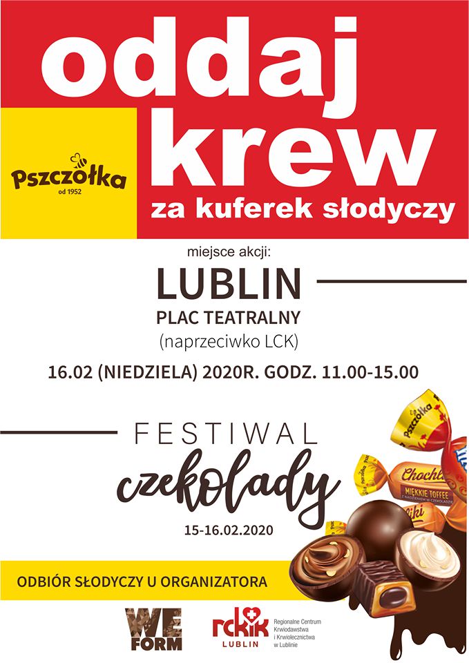 Festiwal Czekolady w Lublinie 15 – 16 lutego 2020. Nie ma nic romantyczniejszego od czekolady... 4 83291441 2220621761574271 3564310255628189696 n