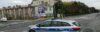 radiowóz policja policjanci skrzyżowanie sygnalizacja sterowanie ruchem zamknięta ulica