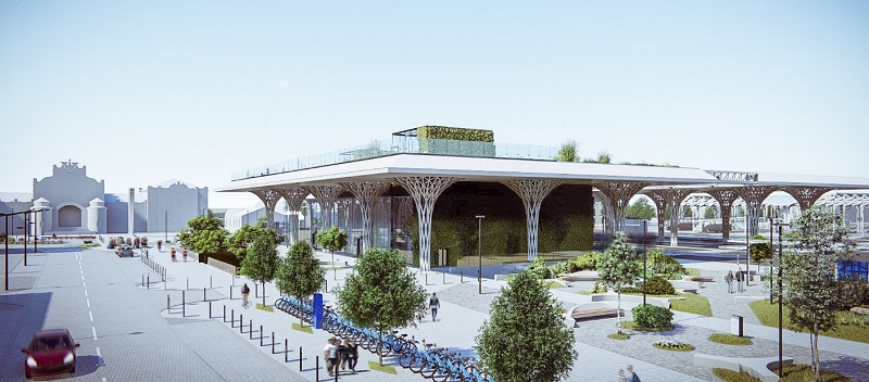 Lublin: Trudny przetarg na budowę Dworca Metropolitalnego. Przedłużony o kolejny miesiąc 1 Dworzec Metropolitalny koncepcja 2