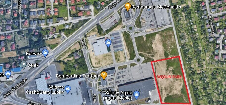 Powstanie nowy park handlowy. Inwestor wystąpił o wydanie decyzji środowiskowej 1 weglin park