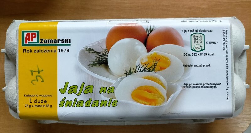 Wycofane ze sprzedaży jajka