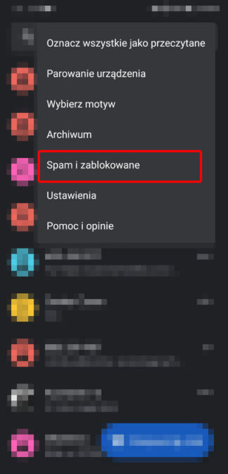 blokowanie sms alert rcb