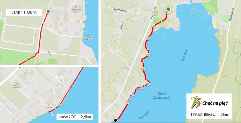Jeden weekend, trzy różne biegi. Biegacze zajmą ścieżkę rowerową nad zalewem 2 chec na piec