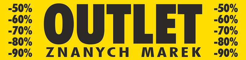 Outlet Koncertowa 11 już otwarty. Markowe produkty w absurdalnie niskich cenach 4 outlet baner