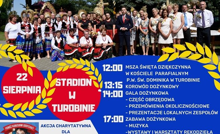 Dożynki Gminno-Parafialne Turobin 2021. Wystąpią: Solaris, Roxait, Baflo 1 Dożynki Gminy Turobin 2021