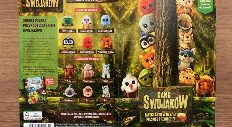 Gang Swojaków w Biedronce. Wiemy, jak wyglądają i nazywają się nowe maskotki 1 Ulotka Gang Swojaków w Biedronce