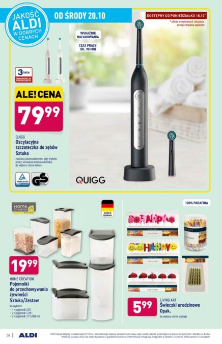 W środę otwarcie Aldi w Lublinie. Zobacz gazetkę promocyjną sklepu 34 0038