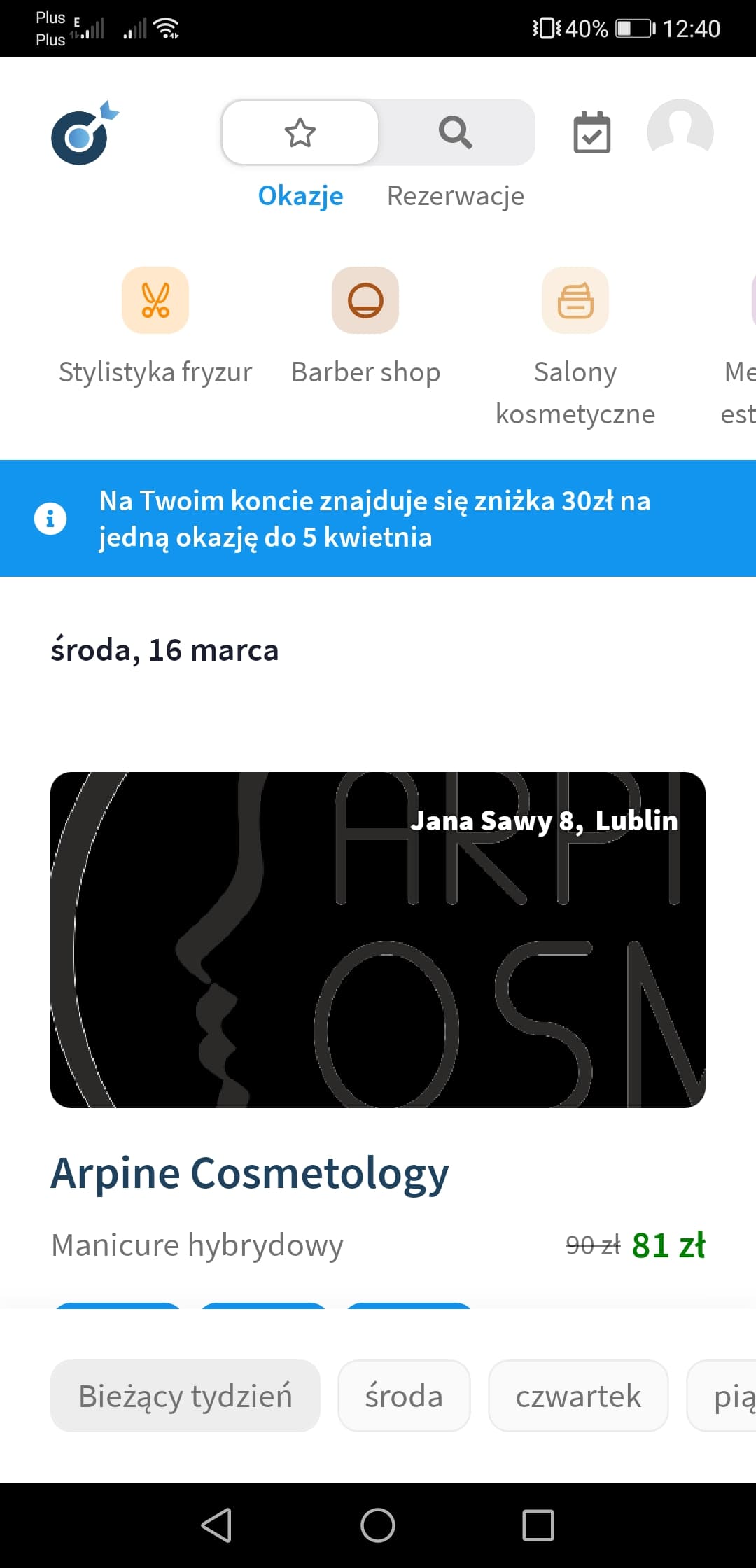Wystartowała aplikacja Traf.to. "Sukces" lubelskiego startupu na początku rozwoju 4 Zniżka -30 zł w traf.to
