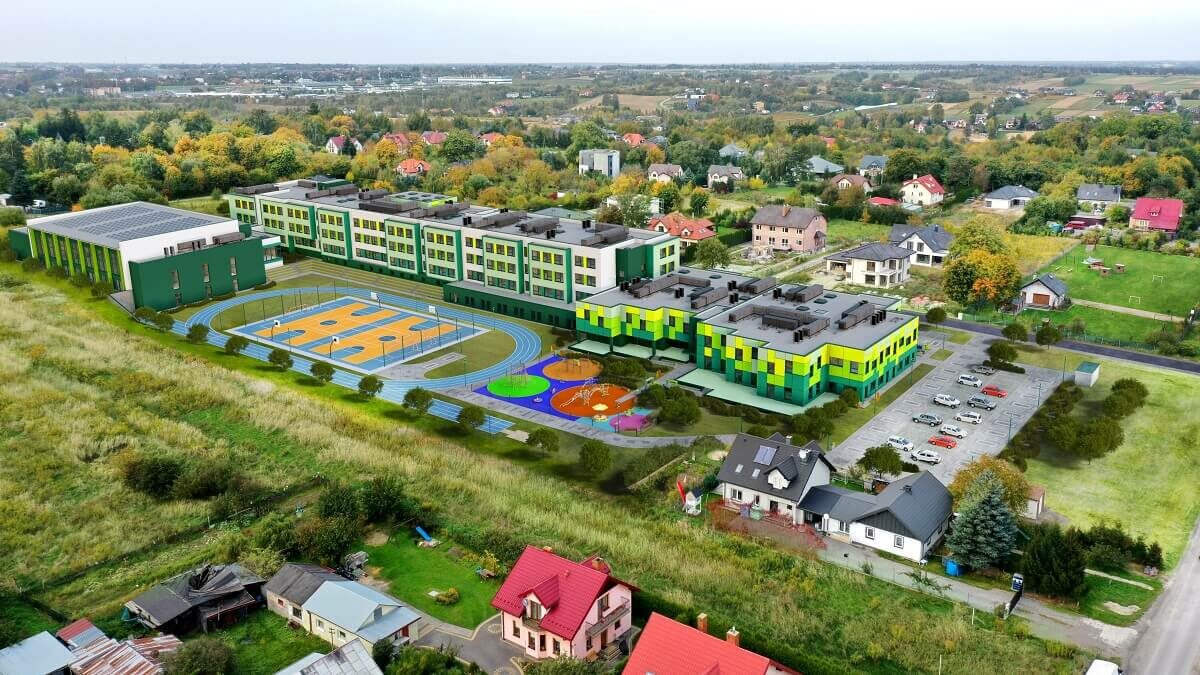 Na Ponikwodzie powstanie nowa szkoła podstawowa, przedszkole i żłobek. Wiemy, jak będzie wyglądać 3 Nowa szkoła na Ponikwodzie