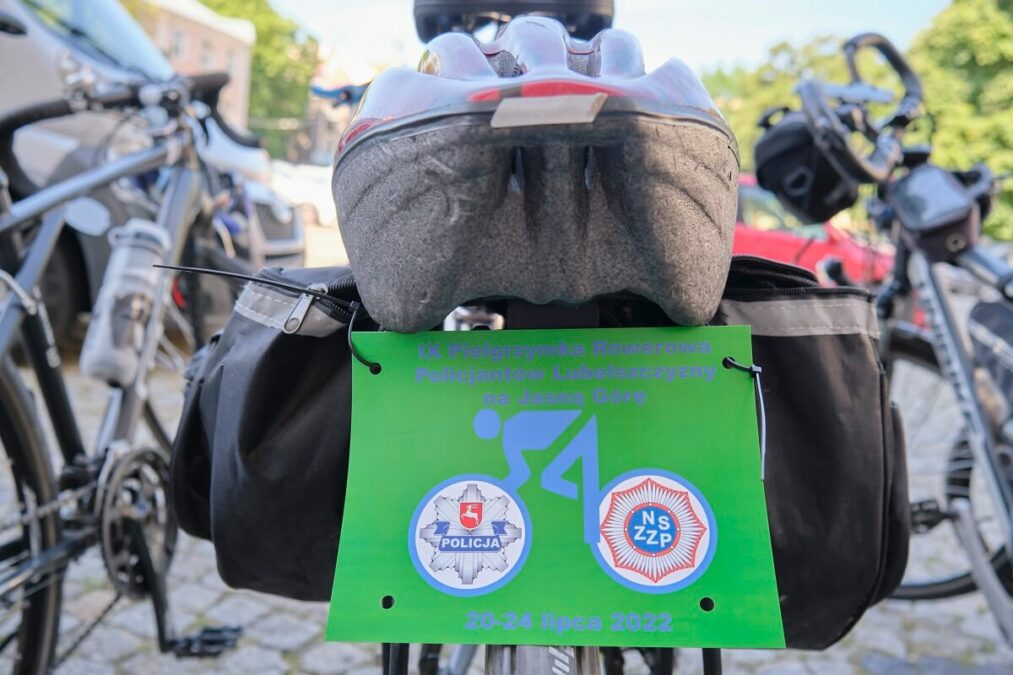 Rowerowa pielgrzymka policjantów z Lublina na Jasną Górę. W cztery dni pokonają ponad 350 km 2 Rowerowa pielgrzymka policjantów z Lublina na Jasną Górę 2022