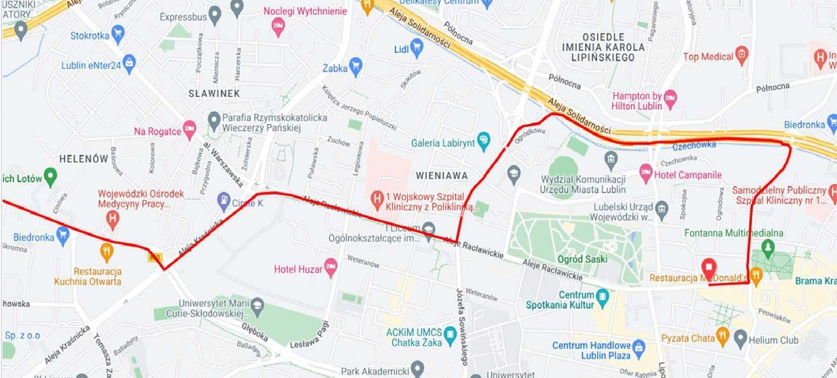 Tour de Pologne 2022: Lublin - utrudnienia drogowe, objazdy, mapa 1 Tour De Pologne 2022: trasa wyścigu Lublin