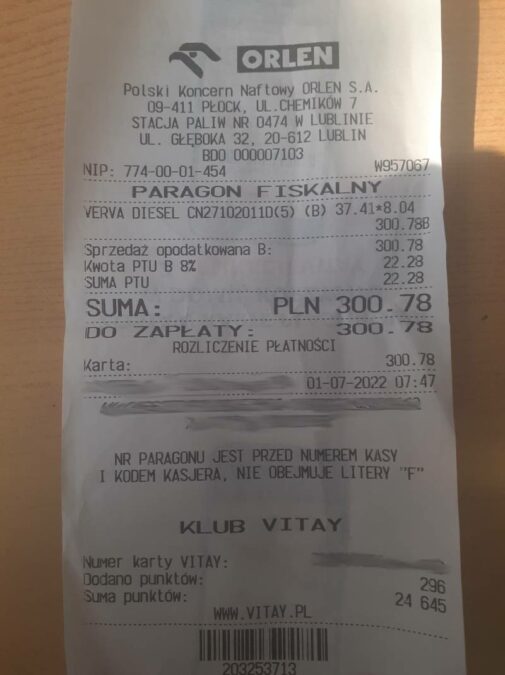 Brak rabatu na paliwo na stacji Orlen. Kierowca o braku obniżki dowiedział się dopiero przy kasie 1 Brak zniżki na paliwo na stacji Orlen przy ul. Głębokiej w Lublini