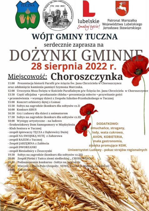 Dożynki Gminy Tuczna 2022. Gwiazda wieczoru zespół News 1 Dożynki Gminy Tuczna w Choroszczynce 2022 - program
