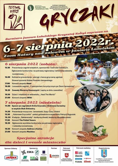 Gryczaki Janów Lubelski 2022. Koncert zespołu Wilki - program wydarzenia 1 Gryczaki Janów Lubelski 2022