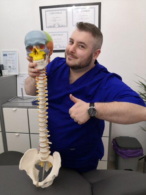 Ból kości, stawów a może mięśni? Pozbądź się go raz na zawsze! Skuteczny fizjoterapeuta w Lublinie 2 Fizjoterapeuta mgr Łukasz Pietrzyk z Gabinetu Fizjoterapii i Osteopatii Fizjo One