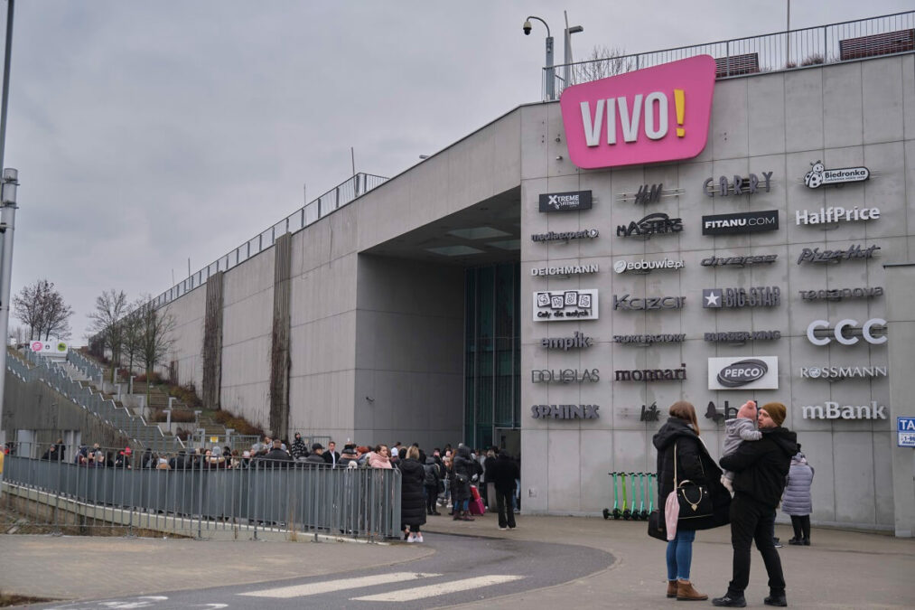 Lepiej dmuchać na zimne - próbna ewakuacja w galerii handlowej. Strażacy w akcji 4 Ewakuacja VIVO Lublin