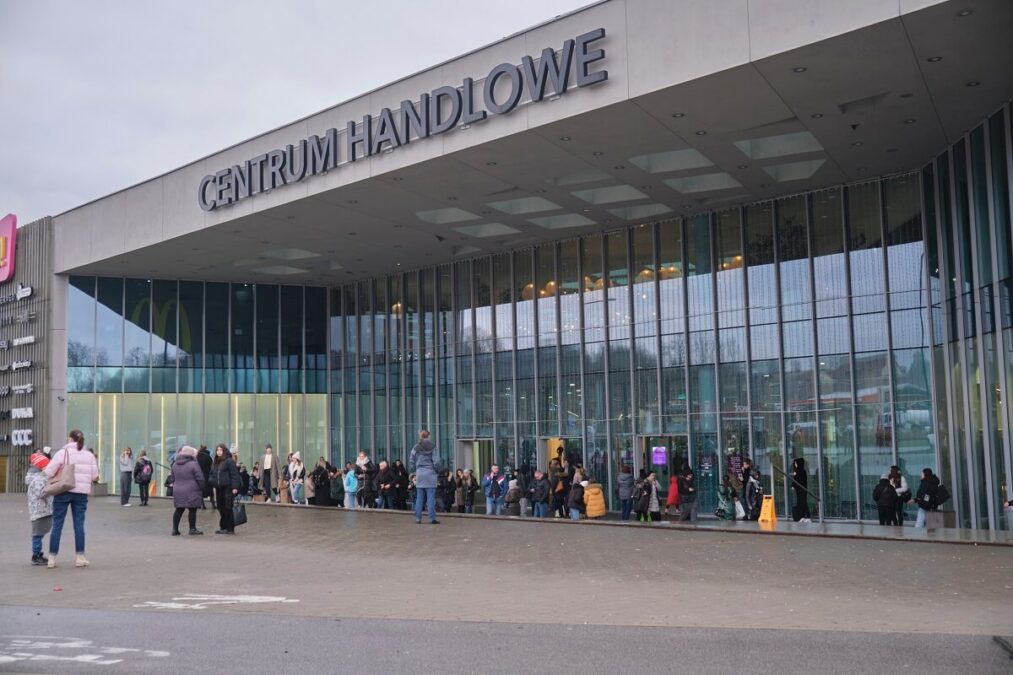 Lepiej dmuchać na zimne - próbna ewakuacja w galerii handlowej. Strażacy w akcji 1 Ewakuacja VIVO Lublin
