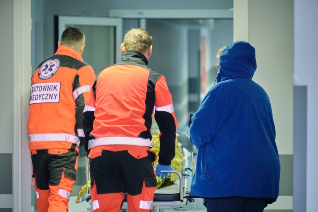 Wybuch brudnej bomby na obwodnicy Lublina. Ćwiczenia służb z przyjęcia napromieniowanych pacjentów 7 pacjent przyjęty na oddział