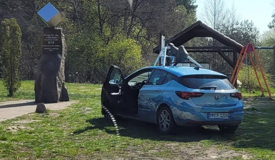 Samochody Google Street View ponownie w naszym regionie. Robią zdjęcia do aktualizacji map 1 Samochód Google Street View w Emilcinie
