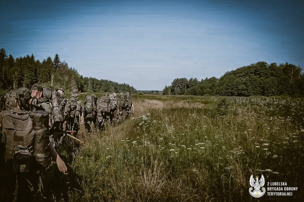 Lubelscy Terytorialsi odbyli marsz kondycyjno-historyczny 2 marsz śladami Wira