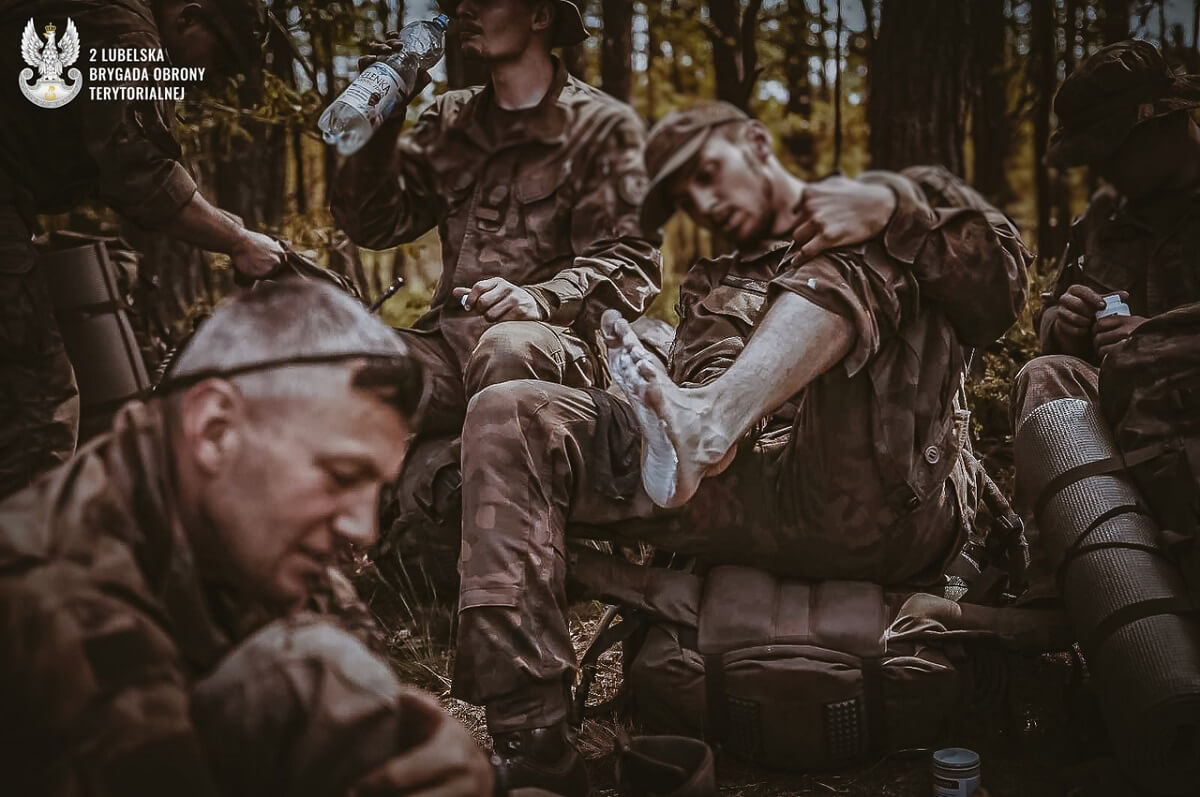 Lubelscy Terytorialsi odbyli marsz kondycyjno-historyczny 3 marsz śladami Wira