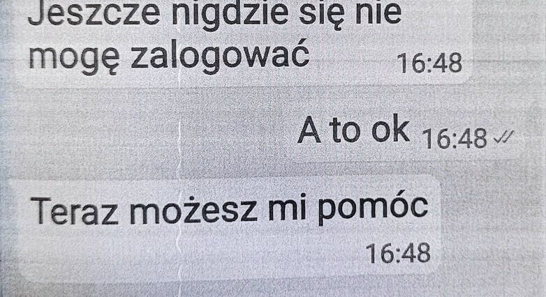 Myślała, że pomaga córce — straciła ponad 7 tys. zł 1 Treść rozmowy