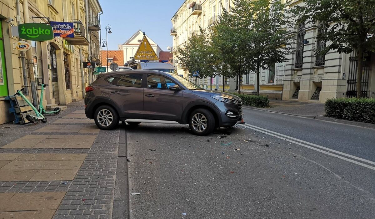 Poranna kolizja w centrum Lublina. Sprawca zdarzenia był nietrzeźwy 2 Kolizja toyoty z hyundaiem na ul. Kołłątaja