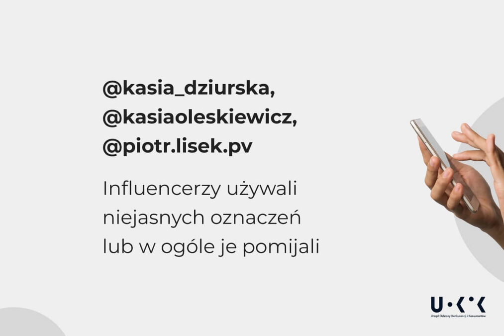 Ponad 5 mln zł kary za kryptoreklamę na Instagramie w branży fitness 2 Niejasne oznaczenia Fot. UOKiK