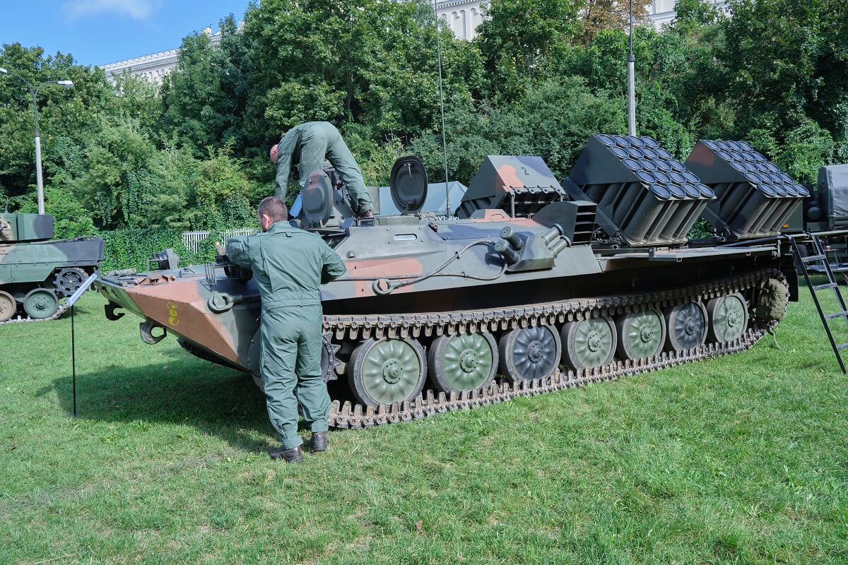 Piknik wojskowy na Błoniach pod Zamkiem w Lublinie