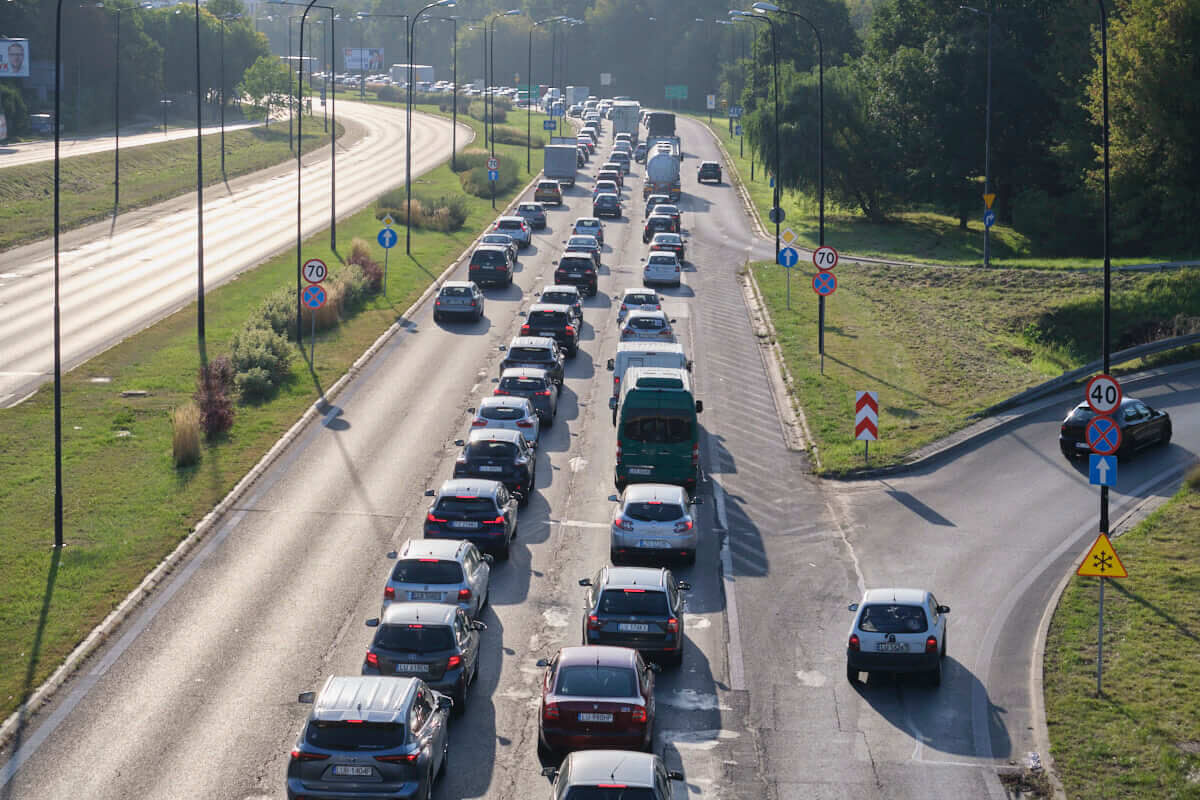 Od rana możesz jeździć za darmo autobusem i trolejbusem. Dzień bez Samochodu, a na ulicach korki! 2 Korki w Dzień bez Samochodu w Lublinie