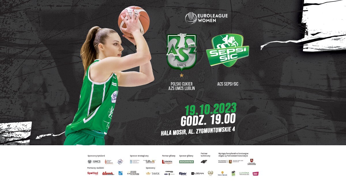 W czwartek pierwszy w historii mecz Euroligi w Lublinie. Wygraj bilety na mecz! 1 Banner