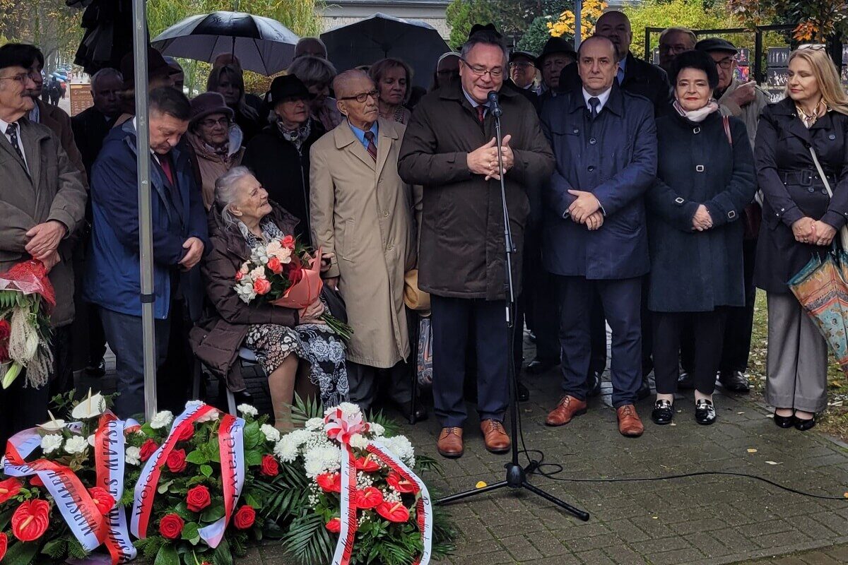 Odsłonięcie kamienia pamięci Stanisława Leszczyńskiego 2 Odsłonięcie kamienia pamięci Stanisława Leszczyńskiego