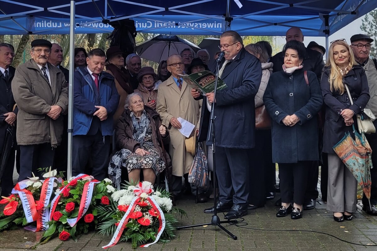 Odsłonięcie kamienia pamięci Stanisława Leszczyńskiego 1 Odsłonięcie kamienia pamięci Stanisława Leszczyńskiego