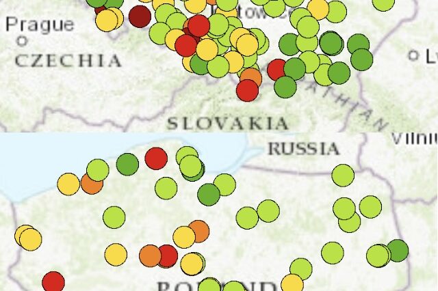 Fajerwerki szkodliwe dla zwierząt, ludzi i przyrody. Przeprowadzono szczegółowe pomiary 1 Stężenie pyłów w powietrzu GIOŚ